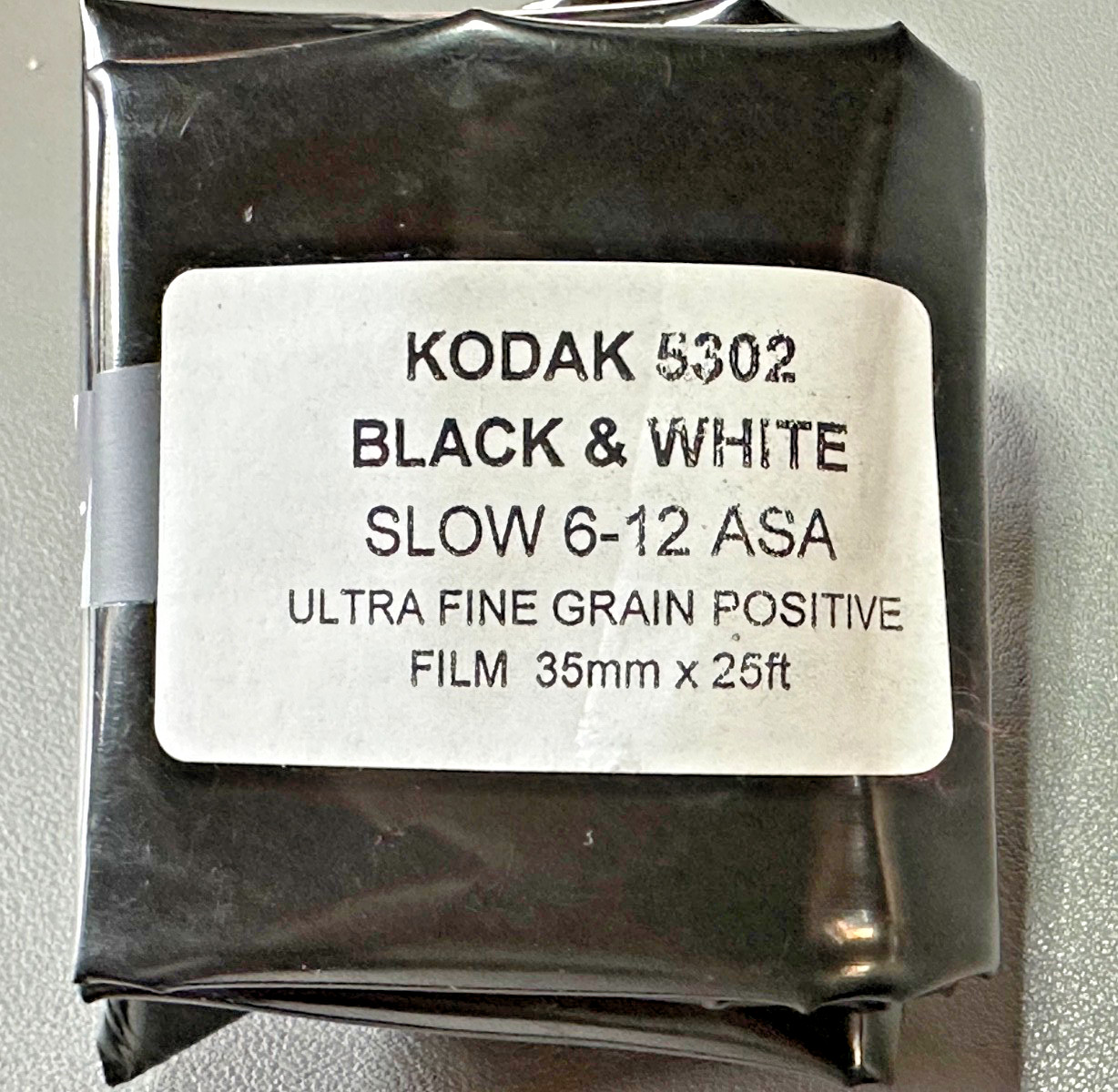 Kodak Ultra Fine Grain Positive Film 5302 25ft