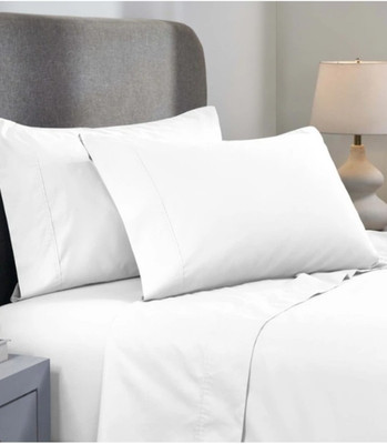 50/50 Percale Inseparable Sheet set- for Twin, Daybed, Dorm, Full - White