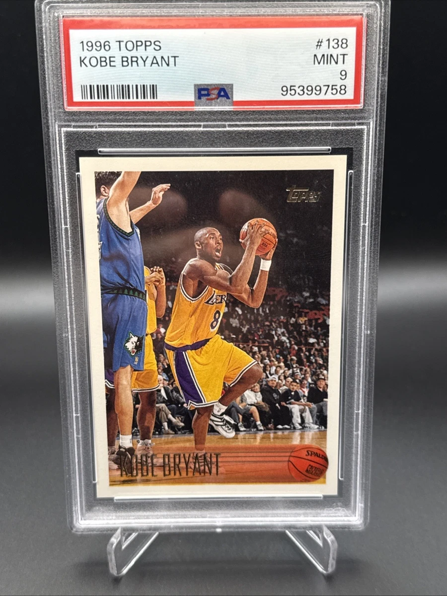 Topps Kobe Bryant 9 Graded Basketball Sports Trading Cards
