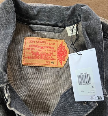 Levi's x Jordan Type III Denim Trucker Jacket Black | Size 2XL