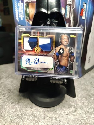 2025 Topps Knockout Marcus McGhee Tier 1 Dual Relic Autograph /8