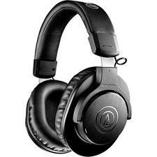 Audio-Technica Wireless Closed-Back Professional Monitor Over-Ear Headphones Blk