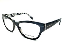 NEW MICHAEL KORS MK4037 LAVENDER ORCHARD 3211 BLACK HORN EYEGLASSES 53MM 16 135