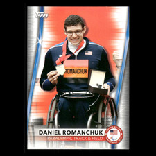 Daniel Romanchuk #63 2021 Topps US Olympic Team Paralymic Track - Field Card NM