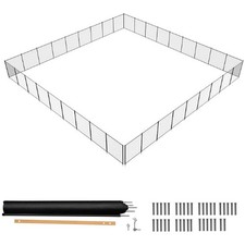 Removable 4 x 108 FT Swimming Pool Fence for Inground Pools, Safety Pool Fence