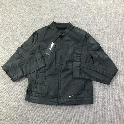G-Star RAW Coated Overshirt Jacket Womens XXS Black Cobler Nouvo XPO Utility