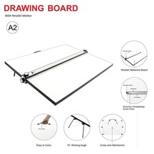 Drawing Board A2 Super Desktop Architecture Scholar WOODEN!
