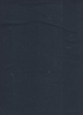 fabric 1 yard ribbing navy blue 260 50 cotton 50 polyester 58" wide