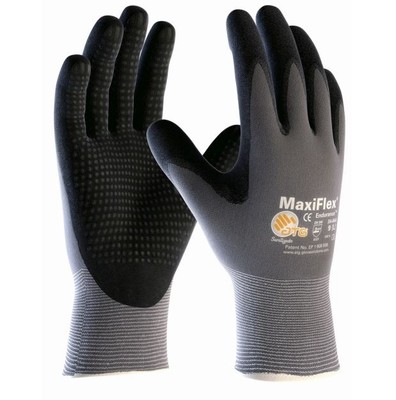 12er PACK(Paar) ATG  MaxiFlex Endurance 2442_7 Gr.7 (34-844) Nylon-Strickhandsch