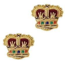 Officers Mess Dress Crowns Gold, Pair