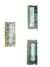 Lot of 3 Laptop RAM SO-DIMM Memory Modules 16GB DDR4 Samsung SK Hynix Micron