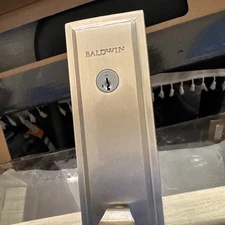 BALDWIN 91800-048 Door Handleset - Silver