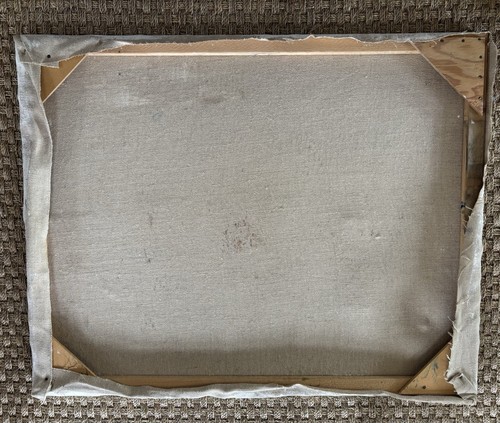 Joe Reno (1942-) olio su tela nave canale Seattle nord-ovest nuovo con etichette arte 1980 37”X29” - Foto 4 di 5