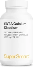 Supersmart - EDTA 1000mg per Day - Calcium Disodium Supplement |... 