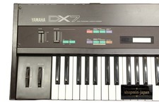 Yamaha DX7 FM Synthesizer 61-Key 2 ROM Cartridges Hard Case Serviced Japan