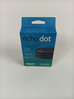 Amazon Echo Dot 2nd Generation Smart Speaker Alexa - Black - RS03QR NEW OPEN BOX