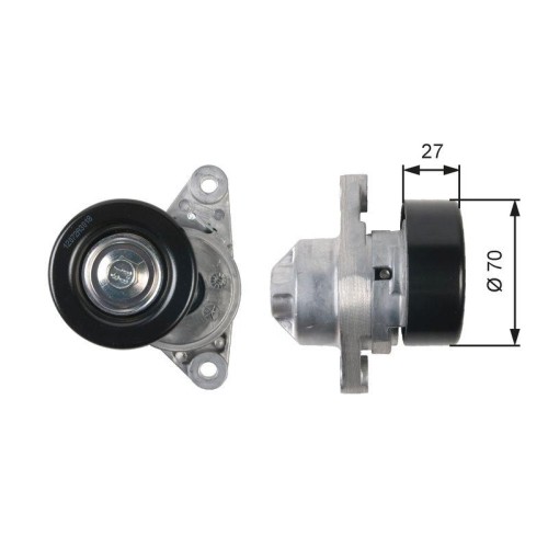 Riemenspanner Keilrippenriemen Gates T38273 Drivealign™ FüR Chevrolet-image