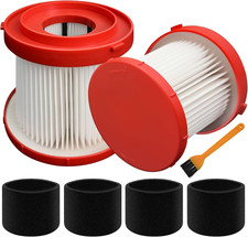 2 Pack 49-90-1900 Wet Dry Vacuum HEPA Filter Replacement Compatible with Milwauk