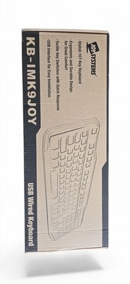 IMK-9 Joy Wired Multimedia Keyboard   New Open Box | USB, Full Size