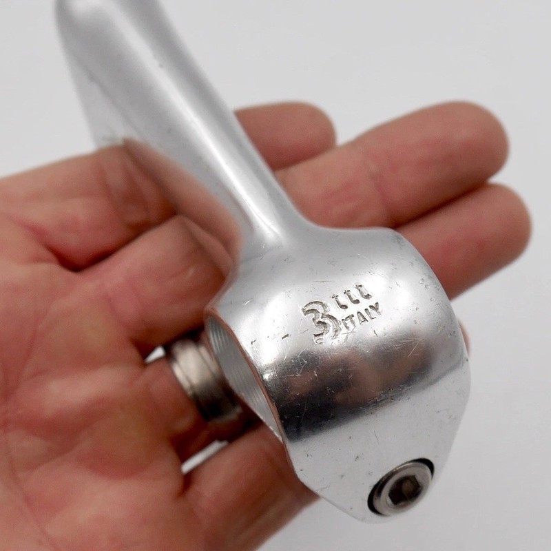 3ttt Record Strada 1” / 22.2mm Quill Stem, 26.0mm Clamp, 90mm Reach, 1970s