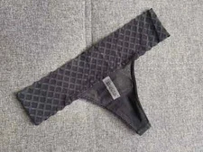 Ladies sexy black mesh transparent thongs knickers lingerie underwear panties 8