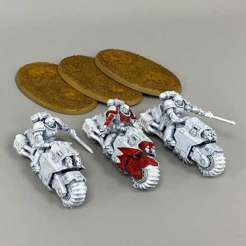 PRIMARIS OUTRIDER BIKE SQUADRON WARHAMMER SPACE MARINES 40K 40,000 WHITE SCARS