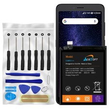 Standard Extended Slim 3100mAh Battery Screwdriver Tool Set For TCL SIGNA 5004S