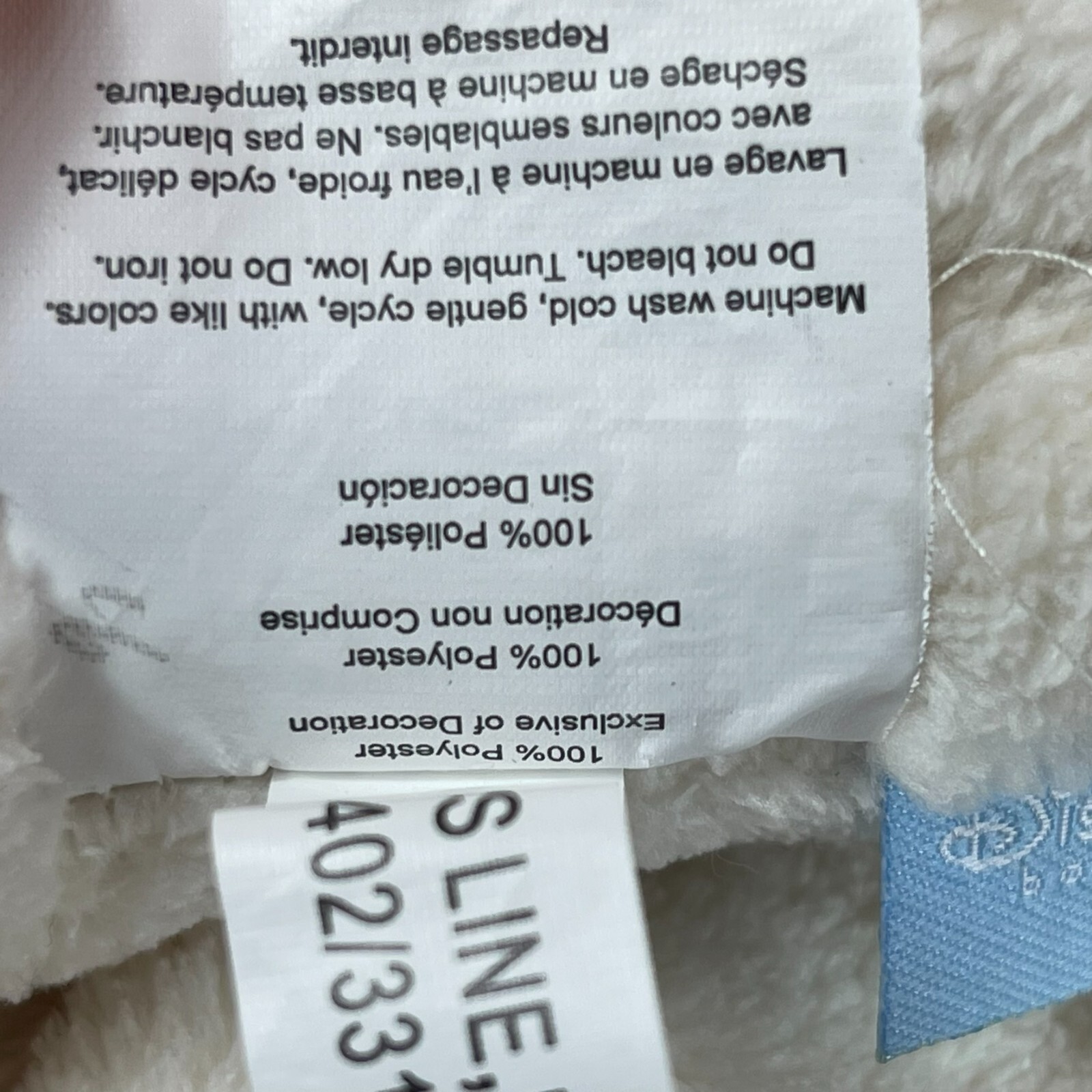 Disney Kids Line Pooh Bear Honey Bee Cream Baby Blanket Thick Warm