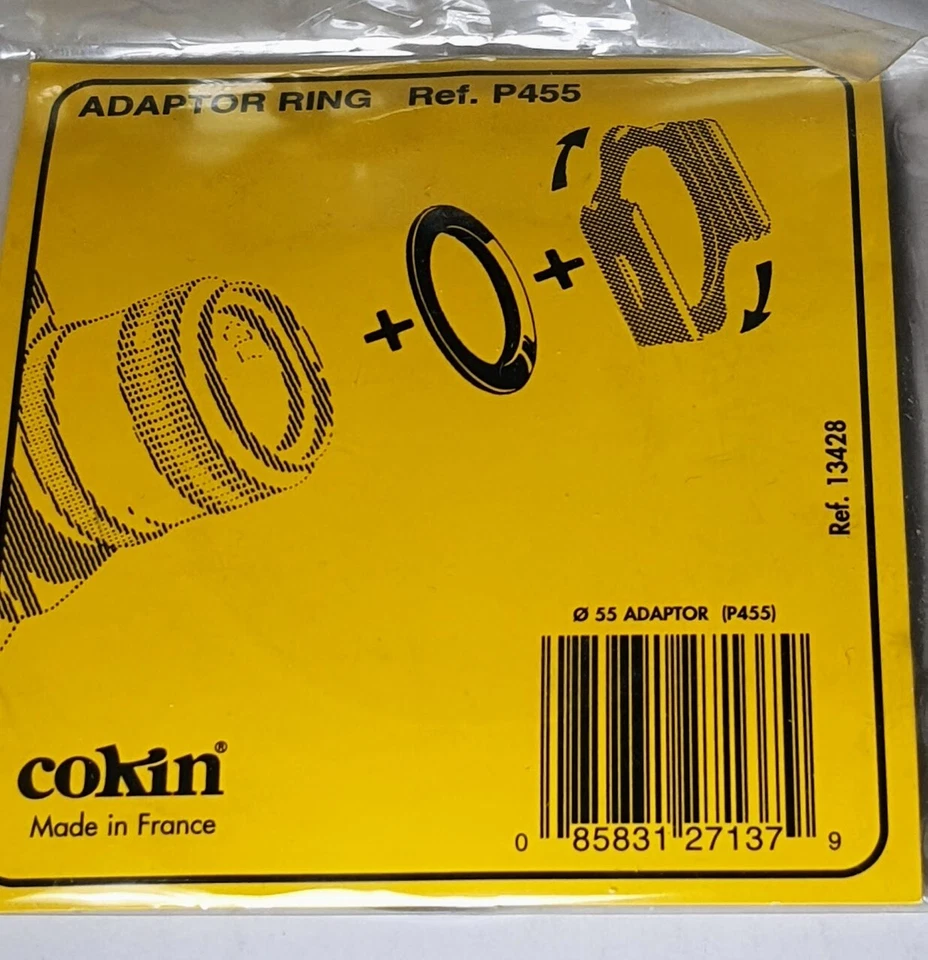 Genuine Cokin P Series 55mm Adapter Ring P455 Made in France Thread to P System - Image 4 of 4