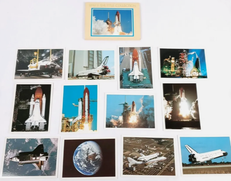 Space Shuttle Collection 12 Mini Photo Prints by NASA In Packet