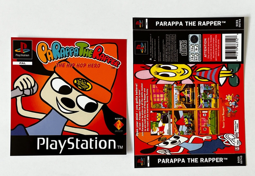 Parappa The Rapper - PlayStation Replacement PS1 Inlay Covers Front Back - Picture 2 of 6