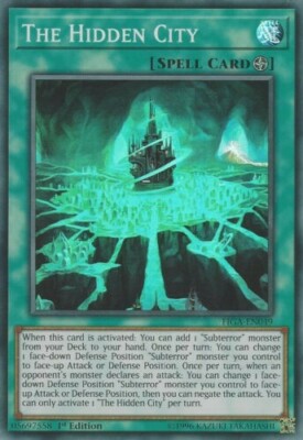 *** THE HIDDEN CITY *** SUPER RARE MINT/NM FIGA-EN049 1ST EDITION YUGIOH!
