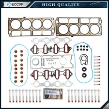 ECCPP Head Gasket Bolts Set For 2002-2011 Chevrolet GMC OHV 5.3L 4.8L V8 GAS OHV