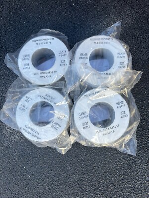 4 HQ Wire Products 316L 0.30  X 8831SP Stainless Steel Welding Wire Reels 1/2#