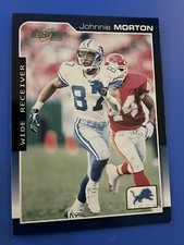 2000 Score Football #66 Johnnie Morton Detroit Lions (box21)