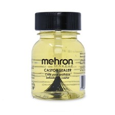 Mehron Makeup Castor Sealer for Latex W/Brush Prosthetic Special Effect Stage  