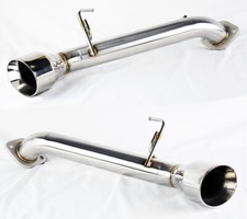 Stainless Axle Back Muffler Delete Exhaust For Infiniti G37 2dr Coupe 2008-2013