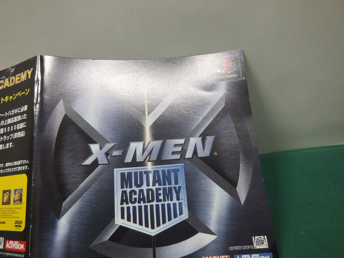 PlayStation -- X-MEN MUTANT ACADEMY -- PS1. JAPAN. work