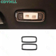 For BMW 5 Series 2018-2022 ABS Carbon Fiber Rear Reading Light Frame Cover Trim