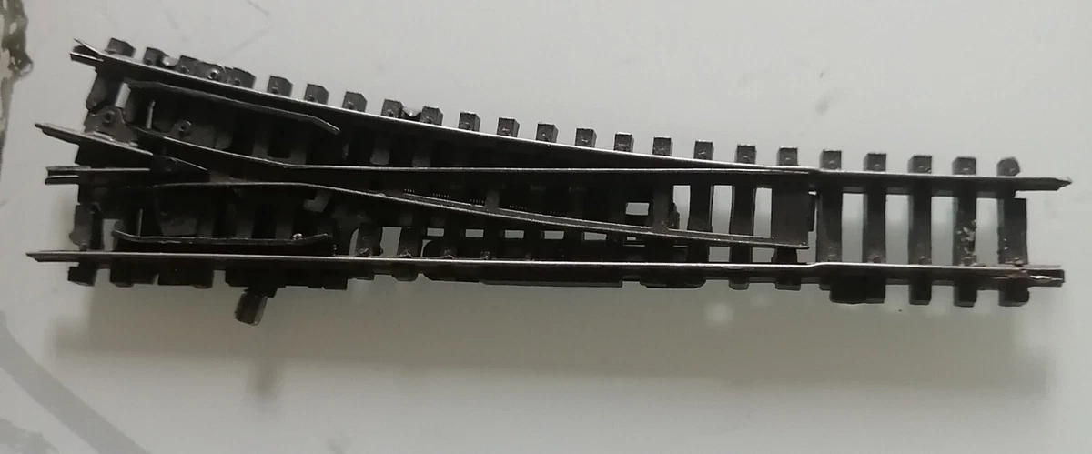 Piste Elite aiguillage droite 18 degrés 155mm H0m | echelle HO voie étroite