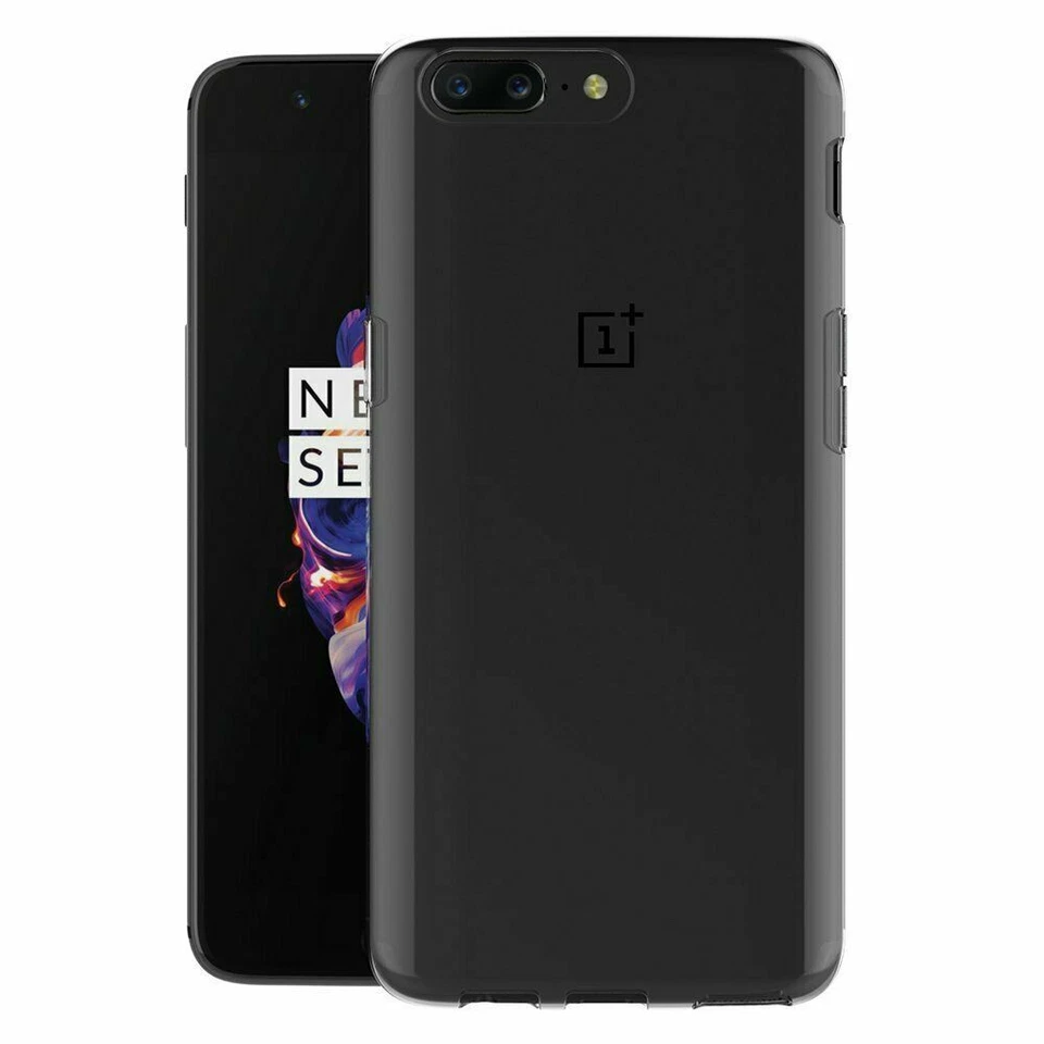 Oneplus 5 Custodia Cover per Cellulare in Silicone Bumper Trasparente - Immagine 2 di 3