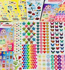 17 New Full Sheets Stickers Planner Scrapbook Variety Themes Season Holiday