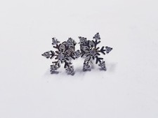 925 MINI SNOWFLAKE STUD EARRINGS