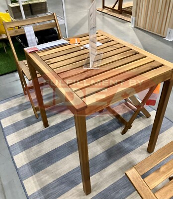 Brand New IKEA NAMMARO Light Brown Stained Table 005.103.08 | eBay