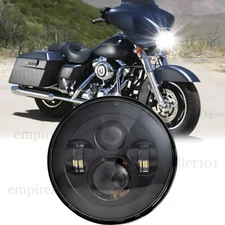7" inch LED Headlight Hi/Lo Beam Projector for Harley-Davidson Street Glide FLHX