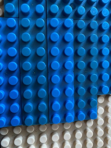 Vintage 1980er Jahre Kinder Spielzeug Bausteine 190507 mit Tragetasche - Bild 11 von 13