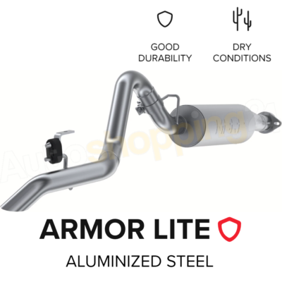 #ad MBRP S5520AL 2.5quot; Catback Exhaust for 2004 2006 Jeep Wrangler TJ Unlimited $269.99