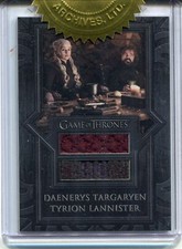 Game Of Thrones Complete [9 Case] Relic Card SD1 Daenerys-Tyrion Dual