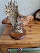 VINTAGE BRASS EAGLE ORNAMENT OR MASCOT. 
