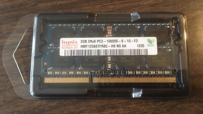 RAM - 2GB DDR3 SO-DIMM PC3 - 10600S Hynix - Memory for Computer/Laptop/Notebook